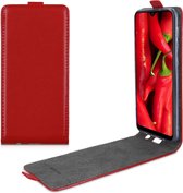 kwmobile hoesje voor met Samsung Galaxy A10 - Flip cover met magnetische sluiting in rood