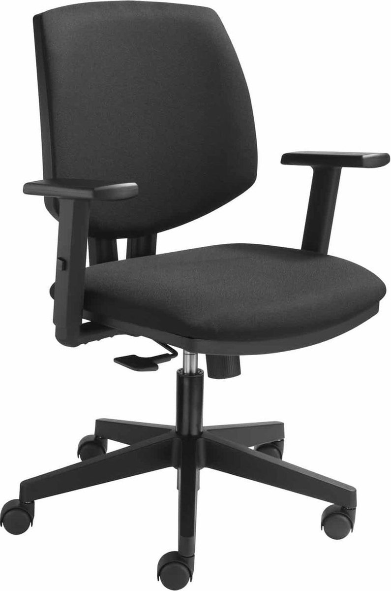 Ergonomische bureaustoel zwart 1638