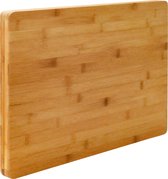 3 cm Dik: XL Houten Snijplank - 50x35 Massief Bamboe Keukenplank Trancheerplank Serveerplank Hout