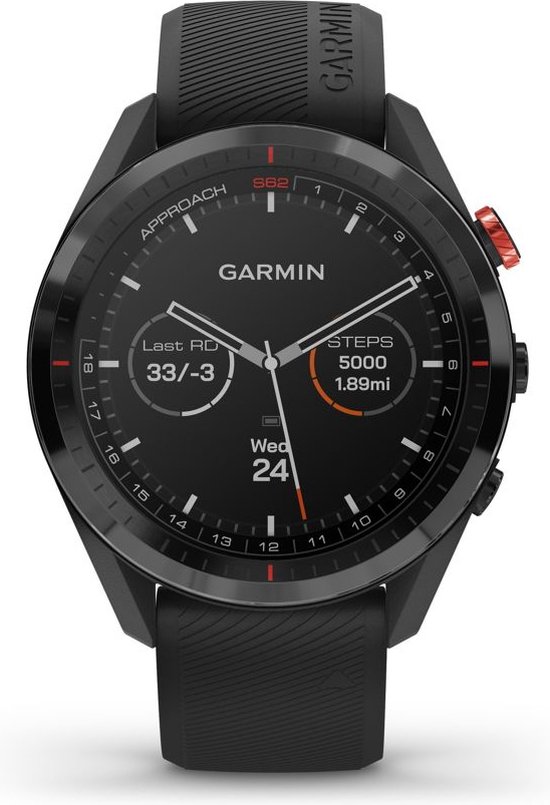 Garmin Approach S62 - GPS Golfhorloge - 47 mm - Zwart | bol