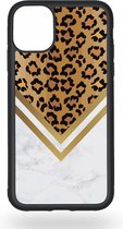 Elegant leopard in marble Telefoonhoesje - Apple iPhone 11