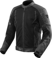 REV'IT! Torque Black Grey Textile Motorcycle Jacket 2XL