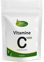 Healthy Vitamins Vitamine C - 60 Vegan Capsules - 1000 mg