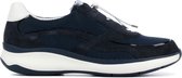 Hassia Vrouwen Suède Lage sneakers / Damesschoenen 301173 sue - Blauw - Maat 42.5