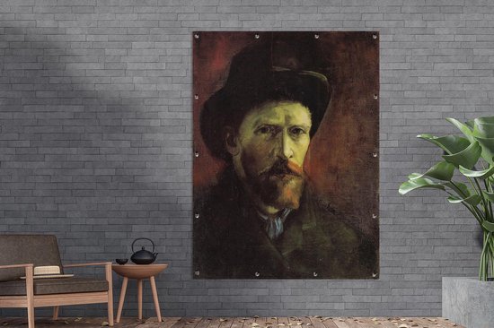 Décoration murale' extérieur Autoportrait au chapeau de feutre