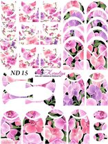 Waterdecal - Nailart Decal - Korneliya Dress On ND 15