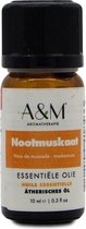 A&M Nootmuskaat 100% pure Etherische olie, aromatische olie, essentiële olie