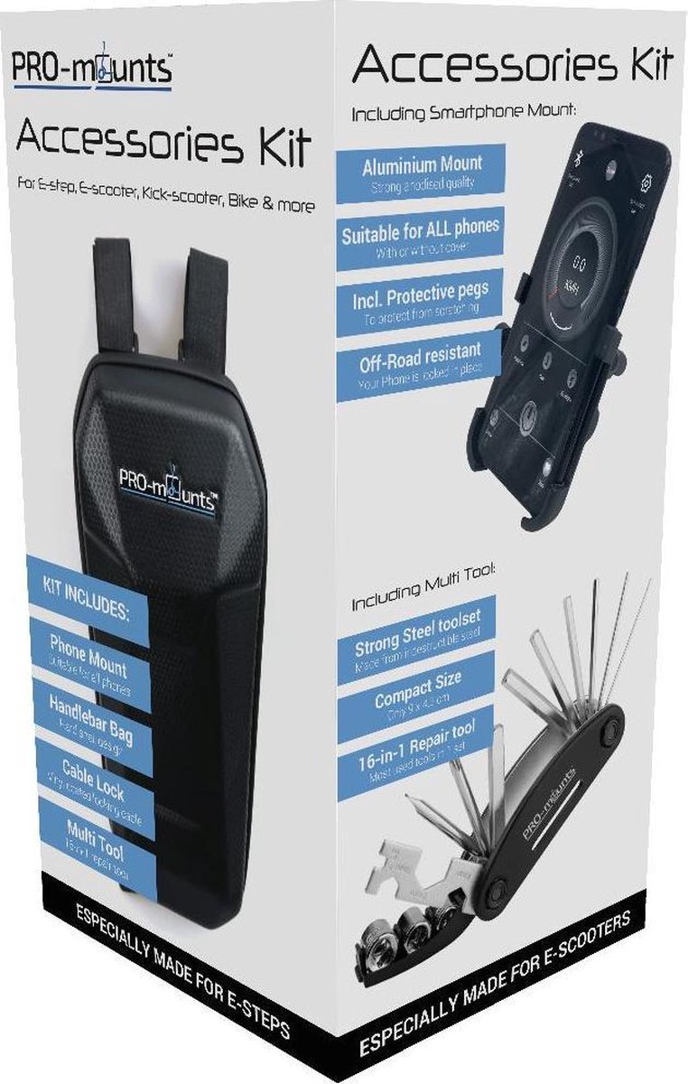 Afbeelding 2 van PRO-mounts E-step Accessoires Kit