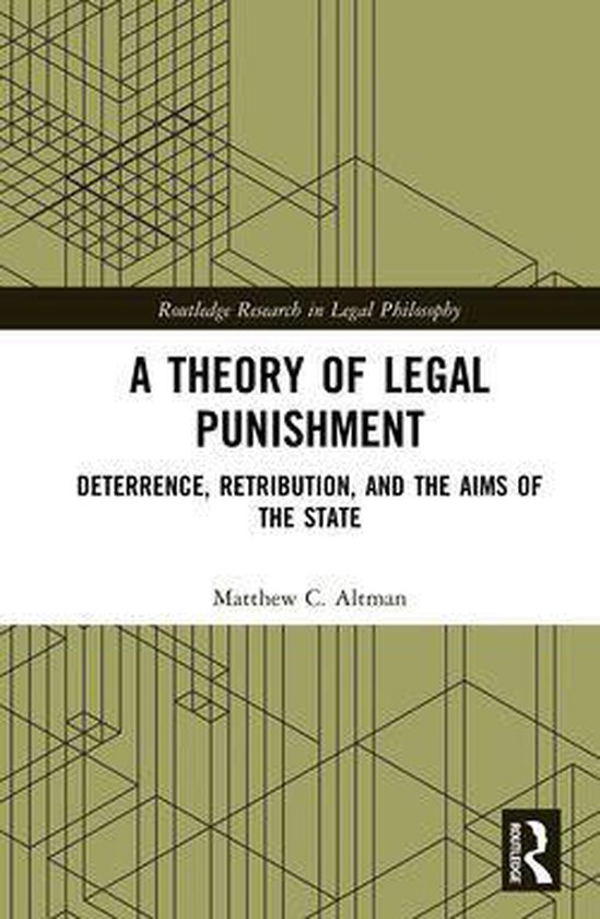 Routledge Research in Legal Philosophy - A Theory of Legal P ... - cover
