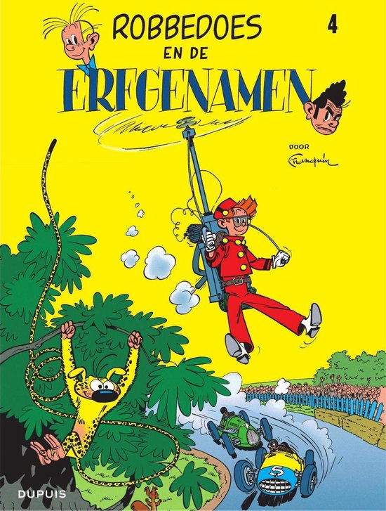 Robbedoes en Kwabbernoot 4 - Robbedoes en de erfgenamen - cover