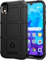 Mobigear Rugged Shield TPU Backcover voor de Huawei Y5 (2019) - Zwart