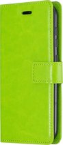 Nokia 4.2 Hoesje - Mobigear - Wallet Serie - Kunstlederen Bookcase - Groen - Hoesje Geschikt Voor Nokia 4.2
