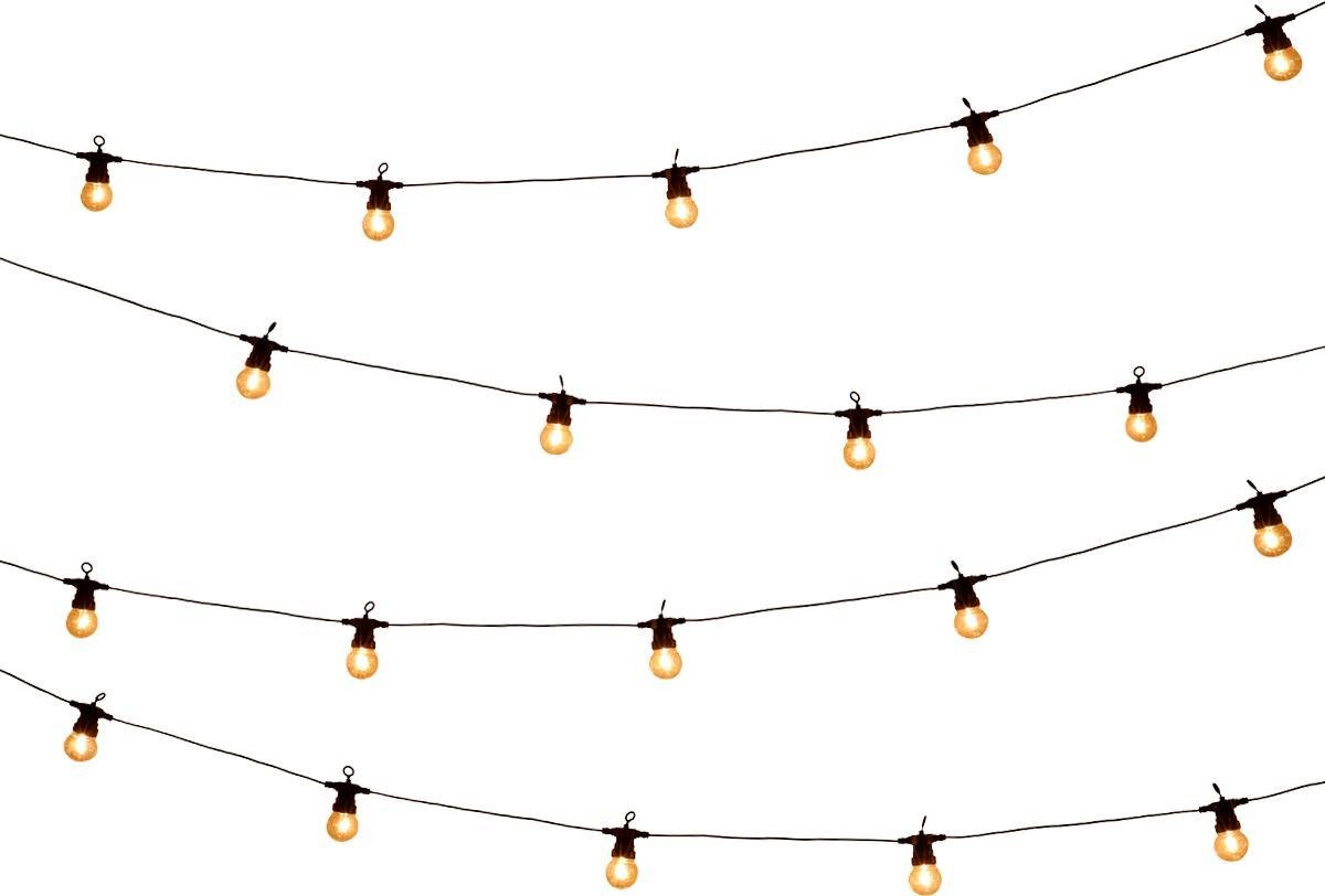 Tuin lichtsnoer met filament lampjes van WDMT 13,55 meter lang 20 stuks LED lamp tuin verlichti
