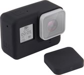 For GoPro HERO5 siliconen beschermings hoesje met Lens Cover