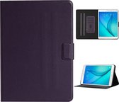 Voor Samsung Galaxy Tab A 8.0 T350 / T355C Effen kleur Horizontaal Flip Leren Hoesje met Kaartsleuven & Houder & Slaap- / Wekfunctie (Paars)