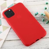 Voor iPhone 11 Pro Candy Color TPU Case (rood)