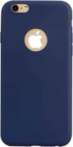 Voor iPhone 6s / 6 Candy Color TPU Case (blauw)