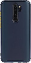 Voor Xiaomi Redmi Note 8 Pro schokbestendige TPU transparante beschermhoes (donkerblauw)