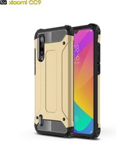 Magic Armor TPU + PC-combinatiehoes voor Xiaomi Mi CC9 (goud)