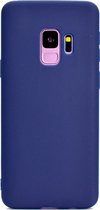 Voor Galaxy S9 Candy Color TPU Case (blauw)