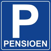 30x stuks pensioen onderzetters / bierviltjes van karton parkeerbord thema - onderzetters - Pensioen feestartikelen