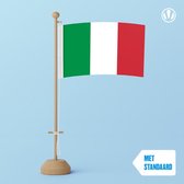 Tafelvlag Italie 10x15cm | met standaard