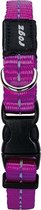 Rogz for dogs nitelife halsband paars - 11 mmx20-32 cm - 1 stuks