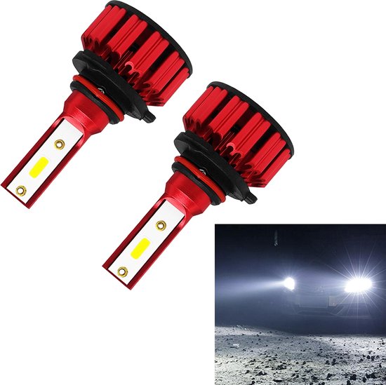 Q6 2 PC’s HB3 / 9005 / H10 25W 3000LM 6000K IP68 LED-koplampen Grote stralingsconversiekit DC 9-36V (wit licht)