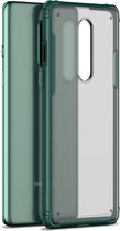 Voor OnePlus 8 Vierhoekige schokbestendige TPU + pc-beschermhoes (groen)