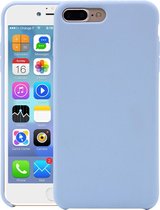 Pure Color vloeibare siliconen hoes voor iPhone 8 Plus & 7 Plus (lichtpaars)
