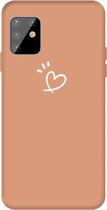 Voor Galaxy A81 / Note 10 Lite Frosted Candy-gekleurde ultradunne TPU-telefoon (oranje)