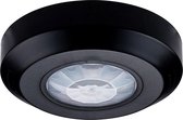 Bewegingssensor - Nivra Cinti - Opbouw Rond - Mat Zwart - Kunststof - 360°
