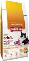 Smolke cat adult kip / rijst - 4 kg - 1 stuks