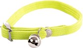 Halsband kat elastisch nylon groen - 30x1 cm - 1 stuks