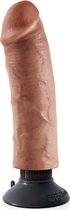 8 Inch Vibrating Cock - Tan