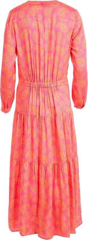 Afkorting Gestreept vijand River Woods Maxi-jurk met A-lijn in roze | bol.com