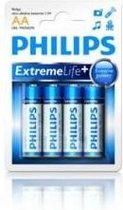 Philips LR6E4B AA Ultra Alkaline Batterij 4 Stuks