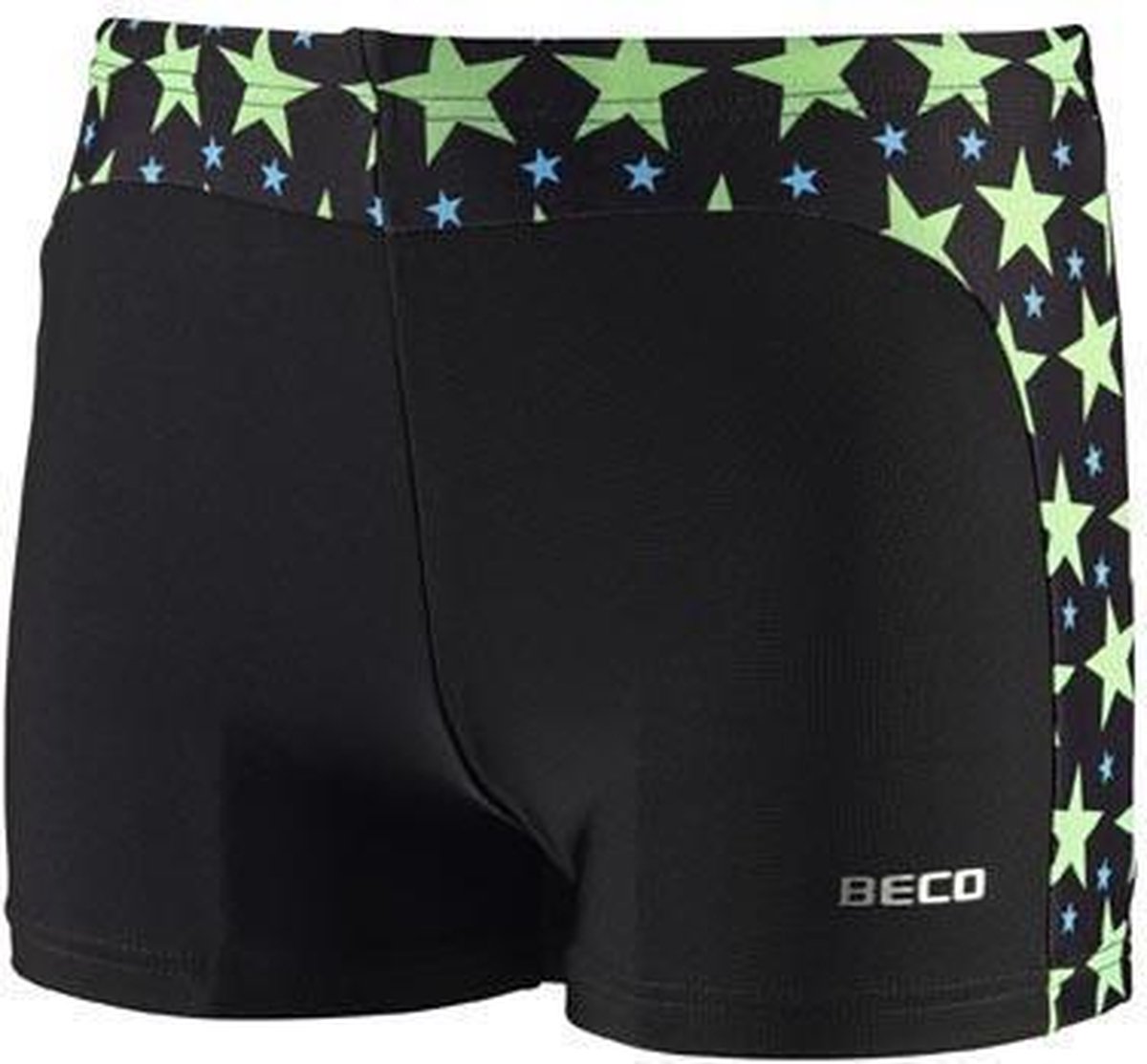 Beco Zwemboxer Jongens Polyamide Groen/zwart Mt 164