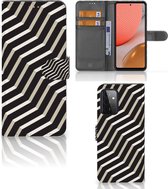 Smartphone Hoesje Geschikt voor Samsung Galaxy A72 Bookcover met Pasjeshouder Illusion
