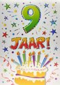 Wenskaart - That funny age - 9 jaar - Wit - 13 x 18 cm - Een Stuk - TFA011