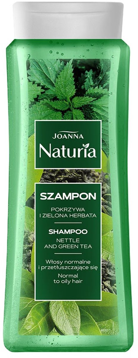 Joanna - Naturia Shampoo For Normal And Oily Hair Nettle And Green Tea 500Ml