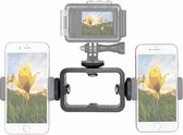 2 STKS Multi-Device Statief Adapter Live Broadcast Beugel 3 x 1/4 inch Schroefdraad Schroef Clip