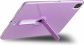 Schokbestendige glitter pc + TPU beschermhoes met houder voor iPad Pro 11 inch (2020) (paars)