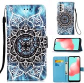 Voor Samsung Galaxy A32 5G 3D Schilderen Horizontale Flip Leren Case met Houder & Kaartsleuf & Lanyard (Mandala)