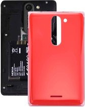 Dual SIM-batterij achtercover voor Nokia Asha 502 (rood)