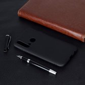 Voor Huawei P20 Lite (2019) Candy Color TPU Case (zwart)