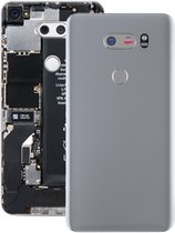 Batterij achterkant met cameralens en vingerafdruksensor voor LG V30 / VS996 / LS998U / H933 / LS998U / H930 (zilver)