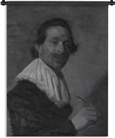 Wandkleed Frans Hals - Portret van Jean de la Chambre - Frans Hals Wandkleed katoen 120x160 cm - Wandtapijt met foto XXL / Groot formaat!