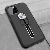Apple iPhone 11 Hoesje - Mobigear - Slim Stand Serie - Hard Kunststof Backcover - Zwart - Hoesje Geschikt Voor Apple iPhone 11