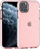 Apple iPhone 11 Pro Hoesje - Mobigear - Diamond Serie - Hard Kunststof Backcover - Roze - Hoesje Geschikt Voor Apple iPhone 11 Pro